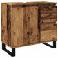 Bathroom Sink Cabinet Old Wood Engineered Wood, Iron