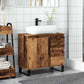 Bathroom Sink Cabinet Old Wood Engineered Wood, Iron