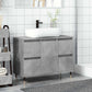 Bathroom Cabinet Concrete Grey Engineered wood, Iron Medium