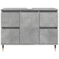 Bathroom Cabinet Concrete Grey Engineered wood, Iron Medium