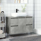 Bathroom Cabinet Concrete Grey Engineered wood, Iron Medium