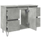 Bathroom Cabinet Concrete Grey Engineered wood, Iron Medium