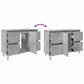 Bathroom Cabinet Concrete Grey Engineered wood, Iron Medium