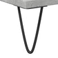 Bathroom Cabinet Concrete Grey Engineered wood, Iron Medium