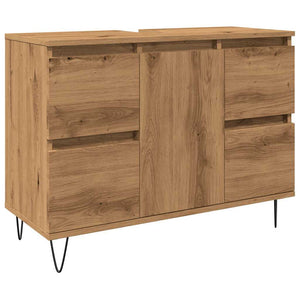 Bathroom Cabinet Artisan Oak 31.5x13.0x23.6" Engineered Wood