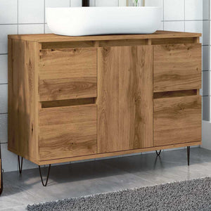 Bathroom Cabinet Artisan Oak 31.5x13.0x23.6" Engineered Wood
