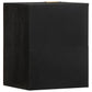 Bathroom Hanging Cabinet Black Engineered Wood Compact
