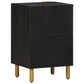 Bathroom Cabinet Black Engineered Wood Compact Modern