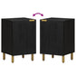 Bathroom Cabinet Black Engineered Wood Compact Modern