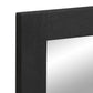 Bathroom Mirror Black Engineered wood and brass 19.7 x 27.6 in