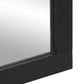 Bathroom Mirror Black Engineered wood and brass 19.7 x 27.6 in