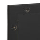Bathroom Mirror Black Engineered wood and brass 19.7 x 27.6 in