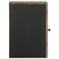 Bathroom Cabinet Black Solid Mango Wood, Engineered Wood, Metal