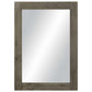 Bathroom Mirror Grey Solid mango wood Medium Durable
