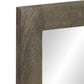 Bathroom Mirror Grey Solid mango wood Medium Durable