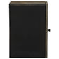 Bathroom Wall Cabinet Black Solid Mango Wood