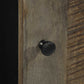 Bathroom Wall Cabinet Black Solid Mango Wood