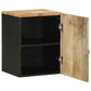 Bathroom Sink Cabinet Black Solid Mango Wood Medium