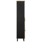 Bathroom Cabinet Black Solid mango wood, Iron Medium