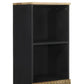 Bathroom Cabinet Black Solid mango wood, Iron Medium