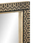 Bathroom Mirror Black Solid Mango Wood, Glass 19.7 x 27.6 in