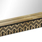 Bathroom Mirror Black Solid Mango Wood, Glass 19.7 x 27.6 in