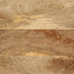 Bathroom Mirror Black Solid Mango Wood, Glass 19.7 x 27.6 in