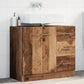 Sink Cabinet Old wood Engineered wood Medium