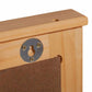 Mirror with Mirror Honey Brown 55.5 x 5 x 70 cm Solid pine wood