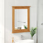 Mirror with Mirror Honey Brown 55.5 x 5 x 70 cm Solid pine wood