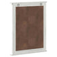 Mirror with Mirror White 55.5 x 5 x 70 cm Solid pine wood