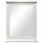 Mirror with Mirror White 55.5 x 5 x 70 cm Solid pine wood