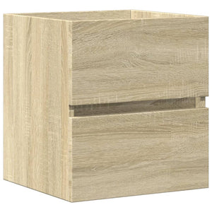 Sink Cabinet Sonoma Oak Engineered Wood Compact Sink Cabinet