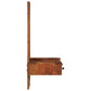 Wall Mirror Honey Glass, Solid Acacia Wood Medium Mirror