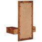 Wall Mirror Honey Glass, Solid Acacia Wood Medium Mirror