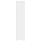 Bathroom Cabinet White Engineered wood Slim Bathroom Cabinet