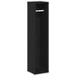 Bathroom Cabinet Black Engineered wood Slim Bathroom Cabinet