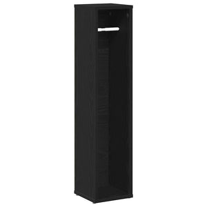 Bathroom Cabinet Black Engineered wood Slim Bathroom Cabinet