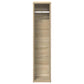Bathroom Cabinet Sonoma oak Engineered wood Slim Bathroom Cabinet