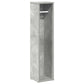 Bathroom Cabinet with Roll Holder Concrete Grey 8.1x7.9x35.4"