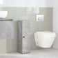 Bathroom Cabinet Concrete Grey Engineered Wood Slim