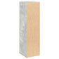 Bathroom Cabinet Concrete Grey Engineered Wood Slim