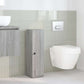 Bathroom Cabinet Gray Sonoma Engineered wood 8.1 x 8.7 x 28.3 in