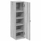 Bathroom Cabinet Gray Sonoma Engineered wood 8.1 x 8.7 x 28.3 in