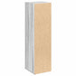 Bathroom Cabinet Gray Sonoma Engineered wood 8.1 x 8.7 x 28.3 in