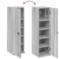 Bathroom Cabinet Gray Sonoma Engineered wood 8.1 x 8.7 x 28.3 in
