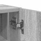 Bathroom Cabinet Gray Sonoma Engineered wood 8.1 x 8.7 x 28.3 in