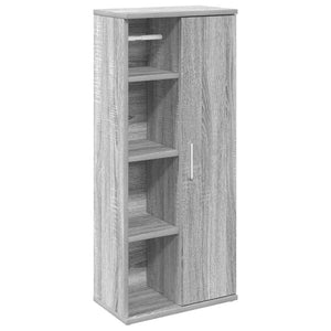 Bathroom Cabinet Grey sonoma Engineered wood 15.4x8.7x35.4 in