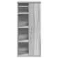 Bathroom Cabinet Grey sonoma Engineered wood 15.4x8.7x35.4 in