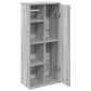 Bathroom Cabinet Grey sonoma Engineered wood 15.4x8.7x35.4 in